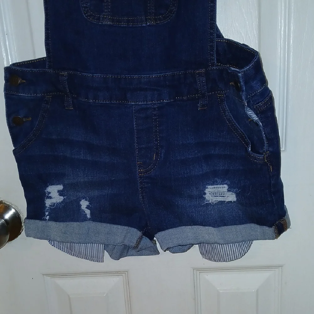 Wax Dark Blue Denim Overalls